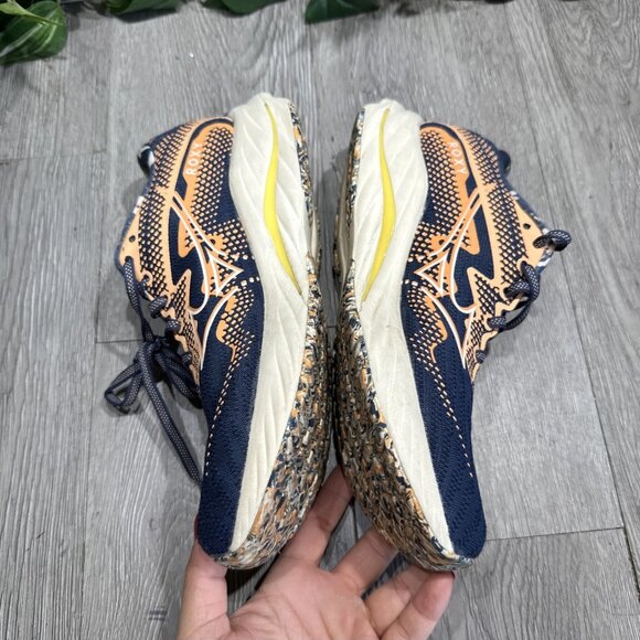 Mizuno Women's Wave Rider 27 Roxy Running Shoe Naval Academy/White Size 8.5 - Picture 10 of 10